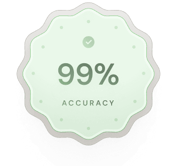 99% accuracy stamp